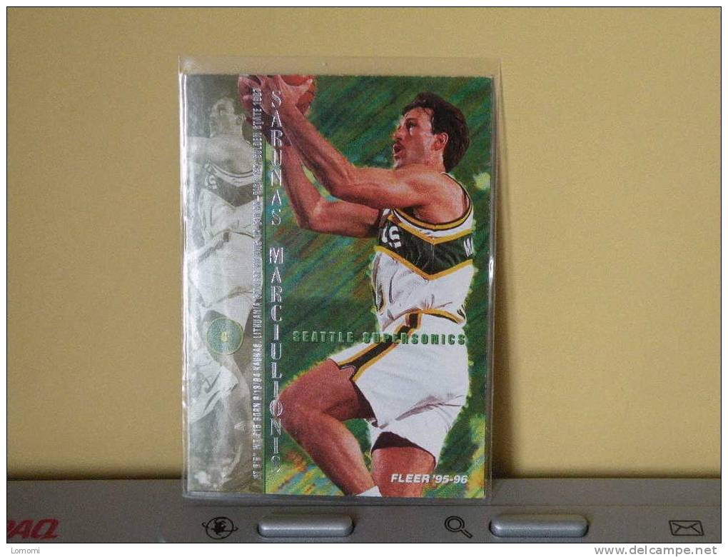 Carte  Basketball US 1992/93/94/95/96 -  Sarunas Marciulionis - N° 178 - 2 Scan - Seattle Supersonics