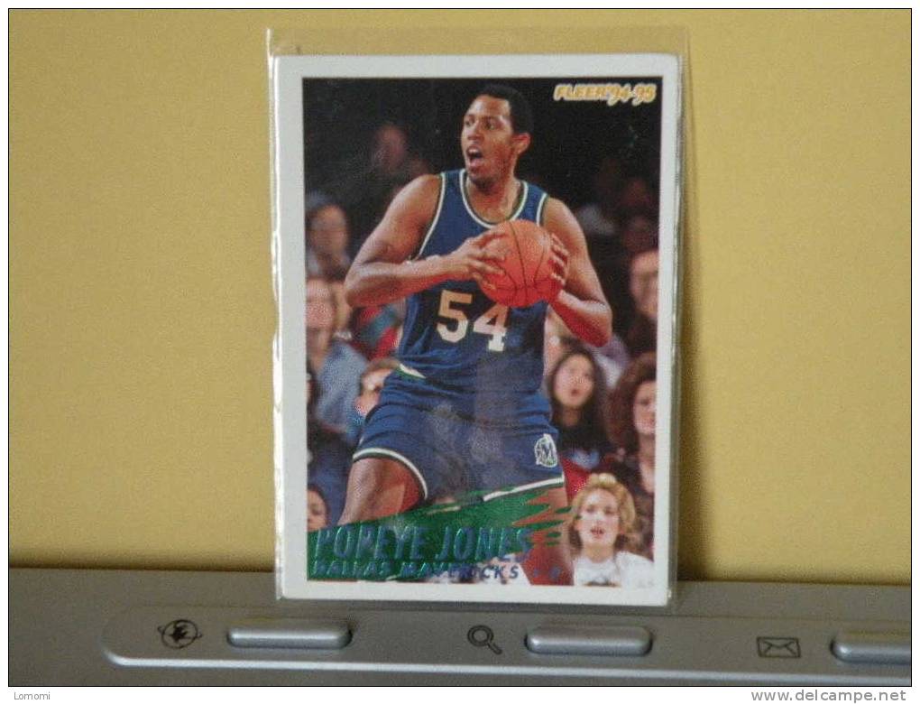 Carte  Basketball US 1992/93/94/95/96 -  Popeye Jones - N° 49 - 2 Scan - Dallas Mavericks