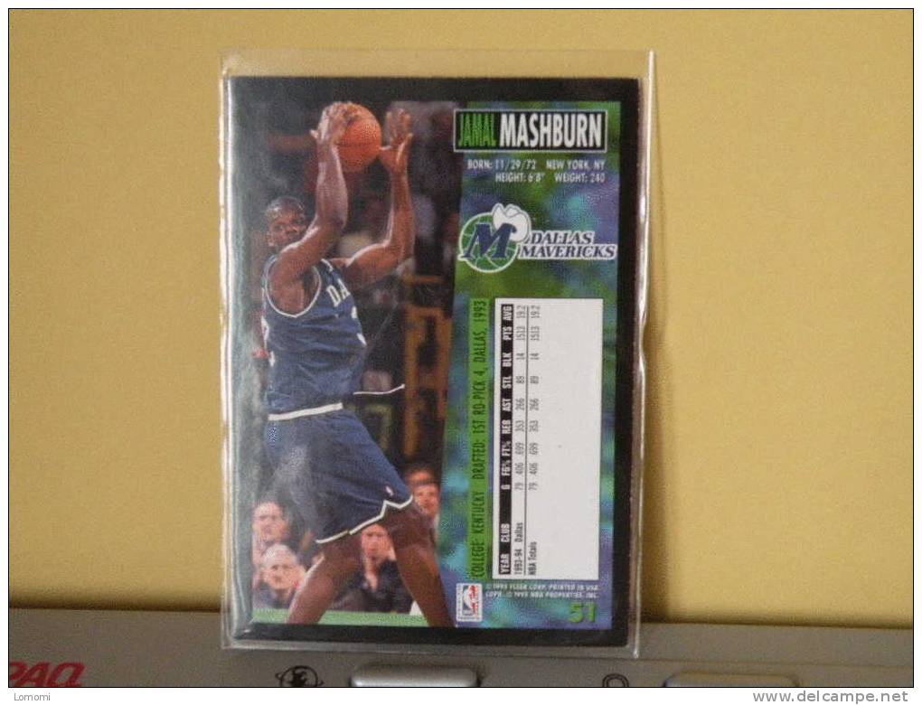 Carte  Basketball US 1992/93/94/95/96 -  Jamal Mashburn - N° 51 - 2 Scan - Dallas Mavericks