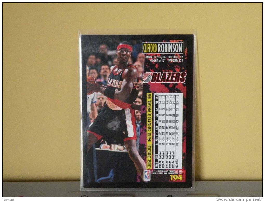 Carte  Basketball US 1992/93/94/95/96 -  Clifford Robinson- N° 194 - 2 Scan - Portland Trailblazers