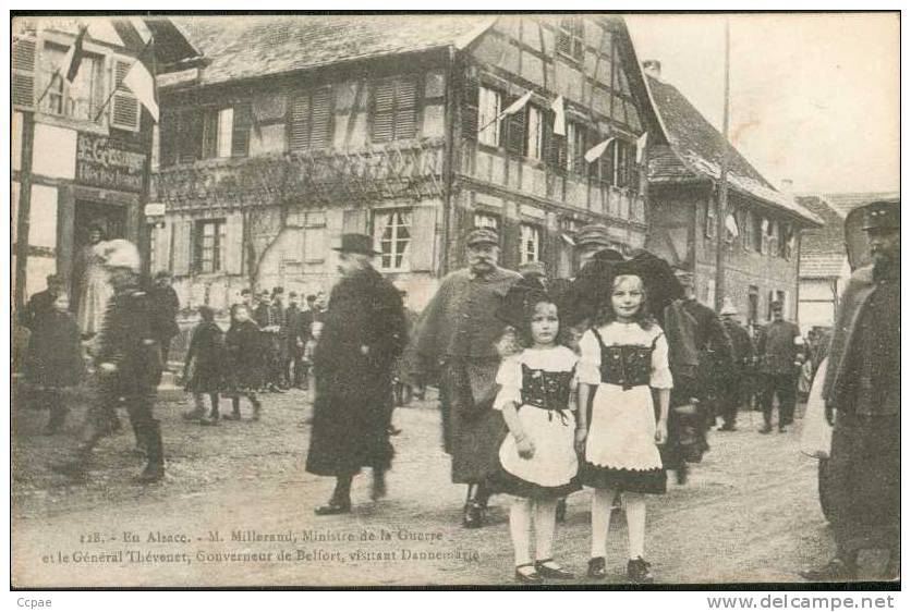 Monsieur Millerand ... Et Le Général Thévenet ... - Dannemarie