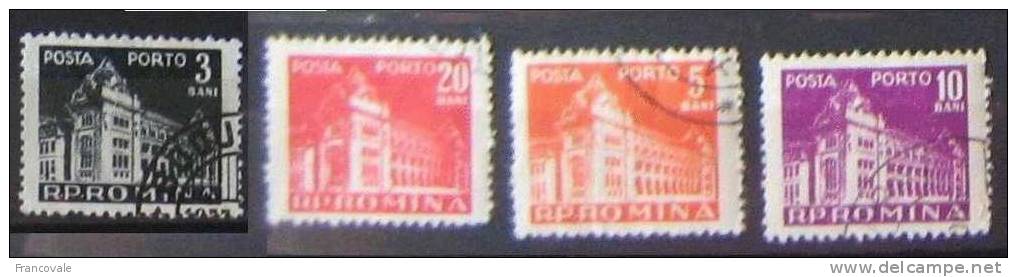 Romania 1957 Tasse Taxe - Portomarken