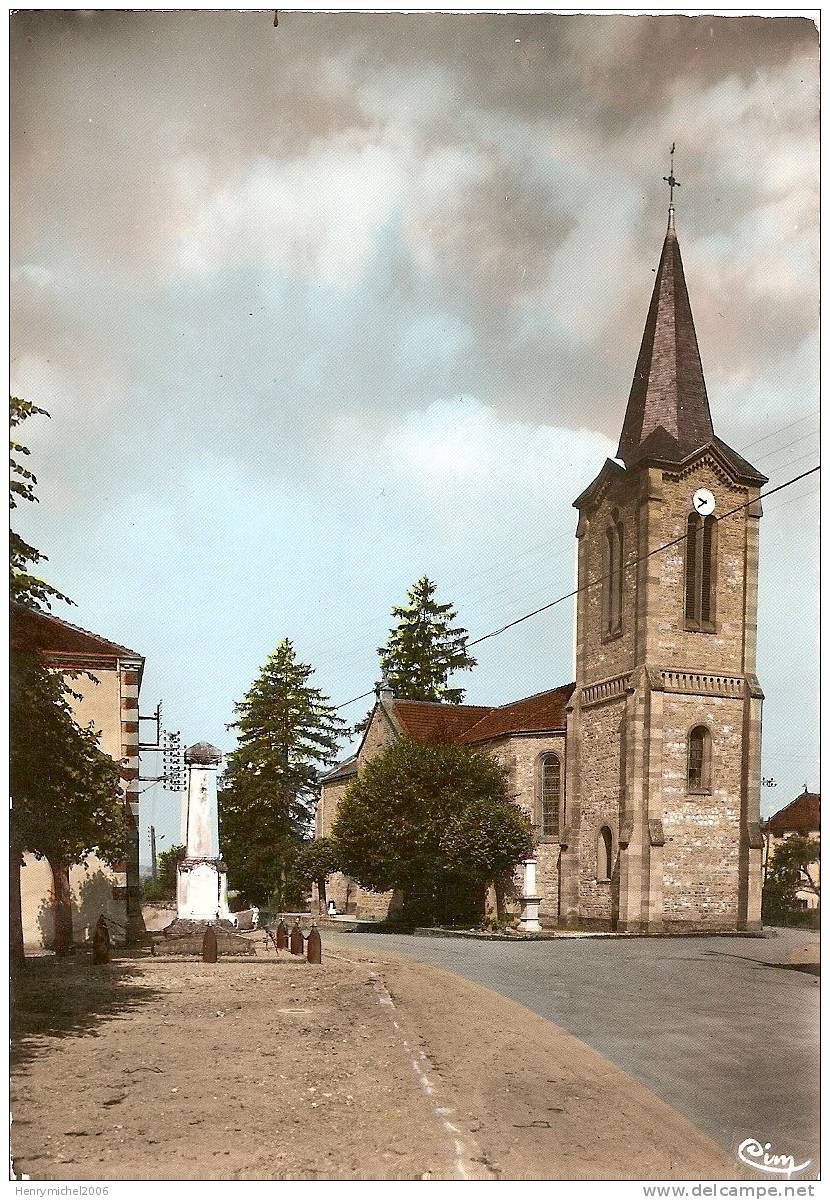 St Pierre La Noaille ( Loire) église Et Monument, Ed Combier - Altri & Non Classificati