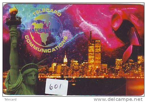 Telecarte USA (601) * Statue De La Liberte *  New York USA  * USA Phonecard * STATUE OF LIBERTY - Other & Unclassified
