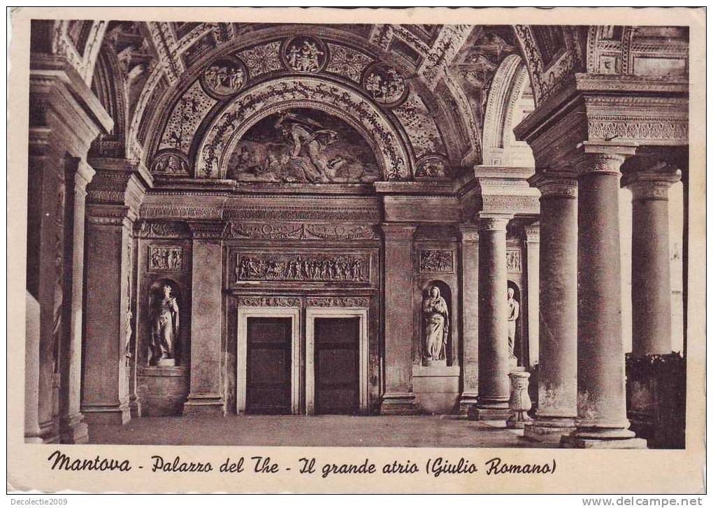 Z3882 Italy Lombardia Mantova Palazzo Del Ihe Used PPC 1938 - Mantova