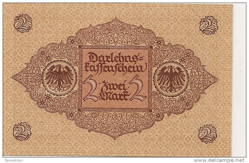 GERMANY - 2 MARK 1920 - UNC - Pick.65 - 2 Mark