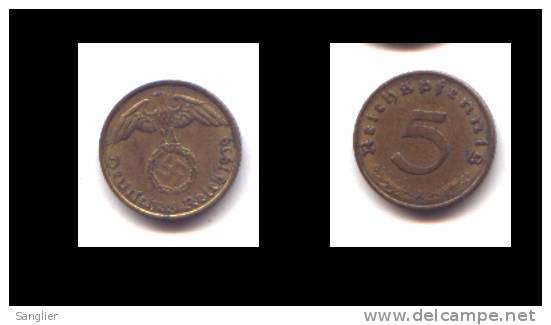 5 REICHSPFENNIG 1939 A - 5 Reichspfennig