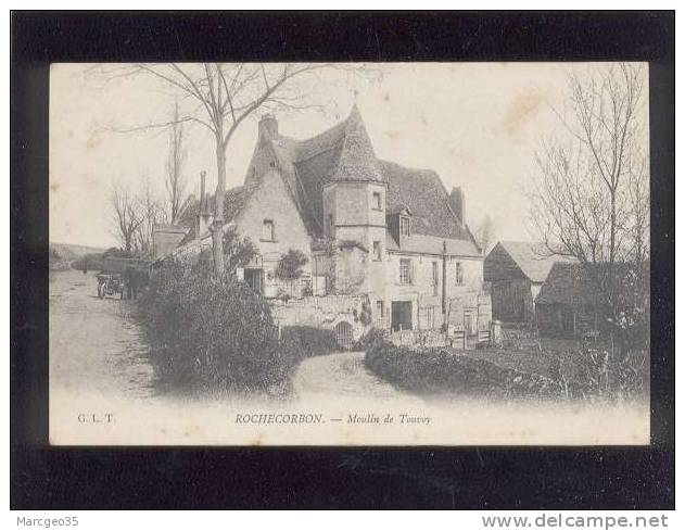 Rochecorbon Moulin De Touvoy édit.G.L.T. Moto Trycicle    Belle Carte - Rochecorbon