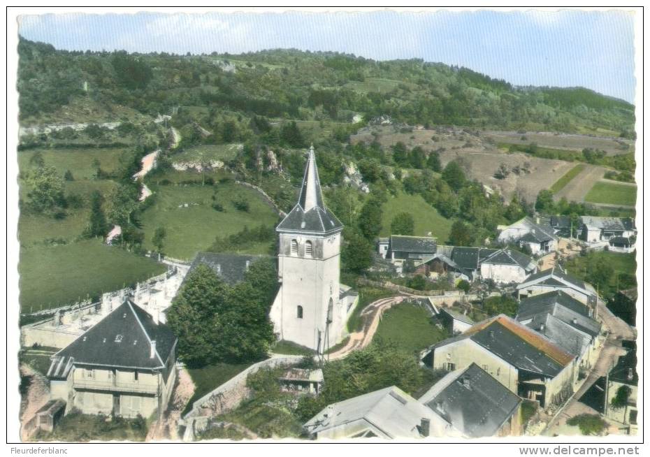 CORCELLES  (01) - CPSM - En Avion Au Dessus De ... L'église - Seyssel