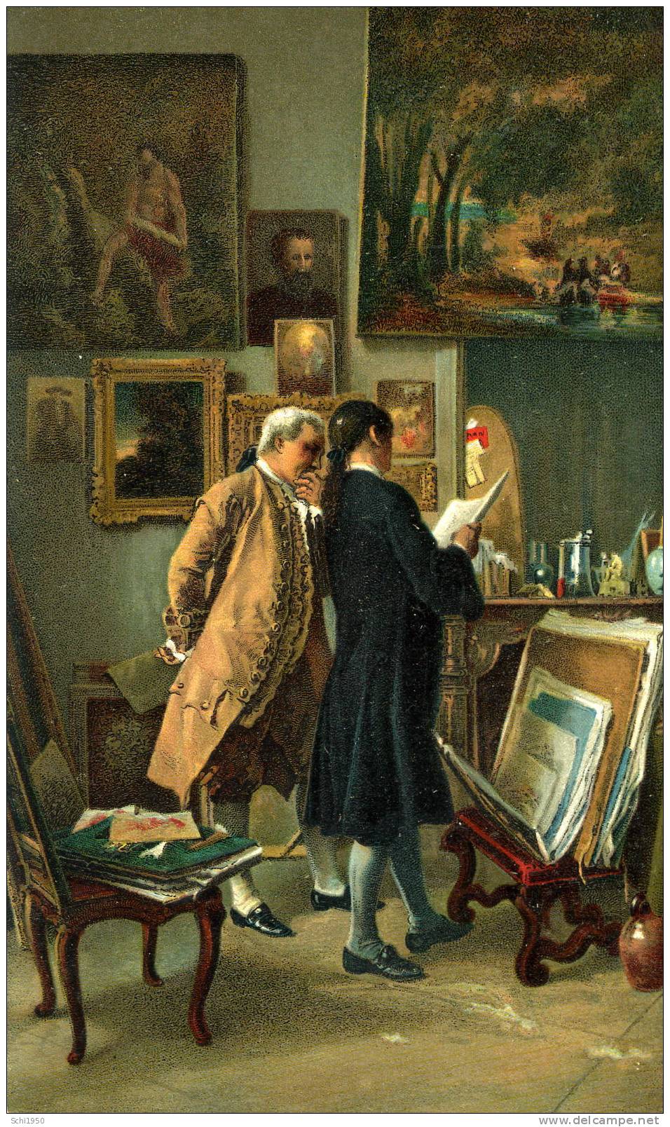 CA - PEINTURES - MEISSONIER - Wallace Collection - Carte Vierge - Pittura & Quadri