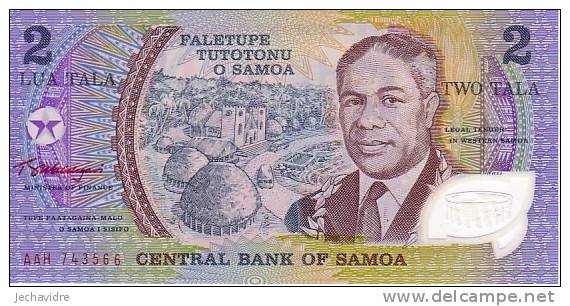 SAMOA   2 Taka  Non Daté (1990)   Pick 31e   Polymer    ***** BILLET  NEUF ***** - Samoa