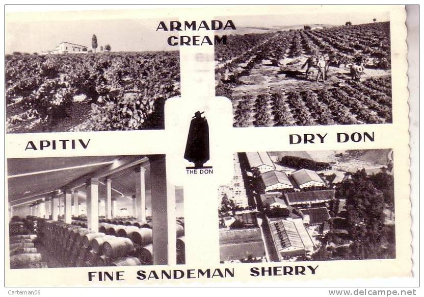 Espagne - Armada Cream - Apitiv - Dry Don - Fine Sandeman Sherry - Sandeman Viveyards & Bodegas (Alcool) - Cádiz