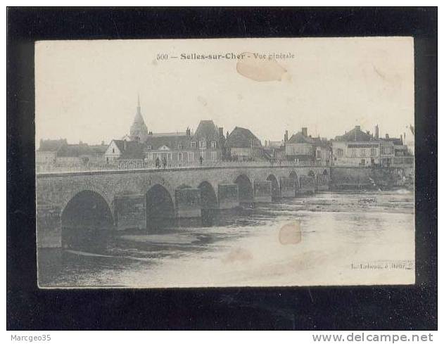 Selles Sur Cher Vue Générale édit.lebeau N° 500    Belle Carte - Selles Sur Cher