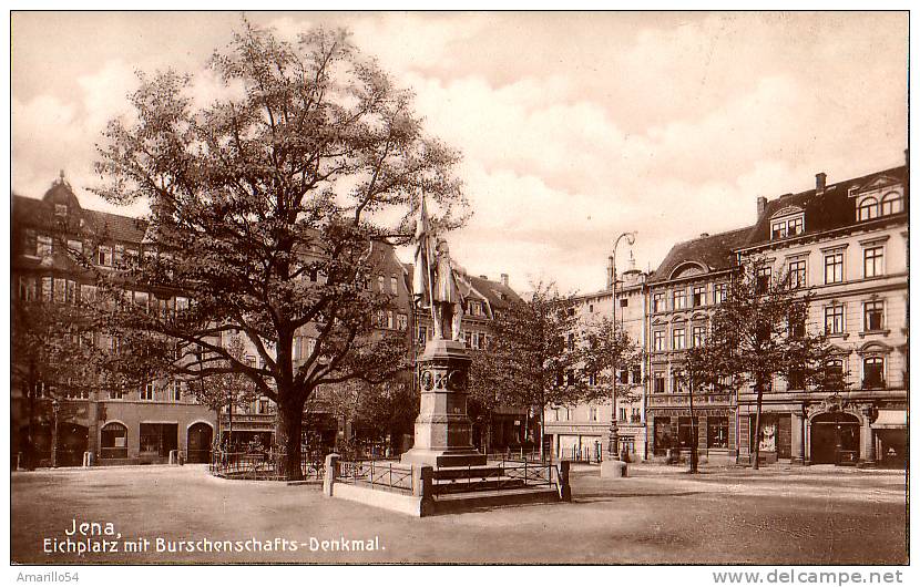 RAR Foto AK Jena Burschenschafts Denkmal Studentika Um 1920 - Jena