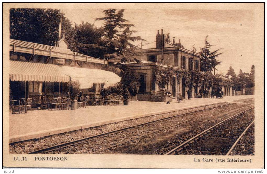 PONTORSON - La Gare (Vue Intérieure) - Pontorson