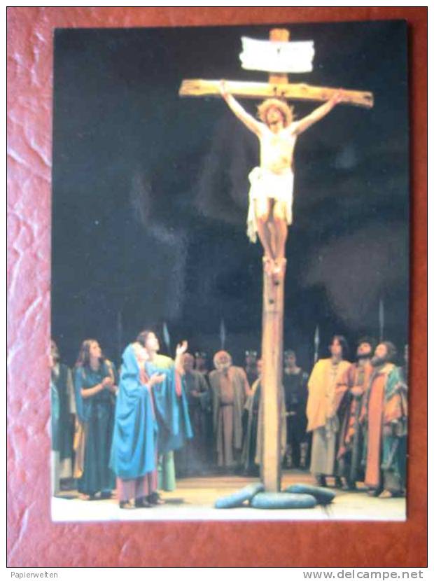 Oberammergau - Passionsspiel: Kreuzigung 1984 Signiert Vom Christusdarsteller - Oberammergau