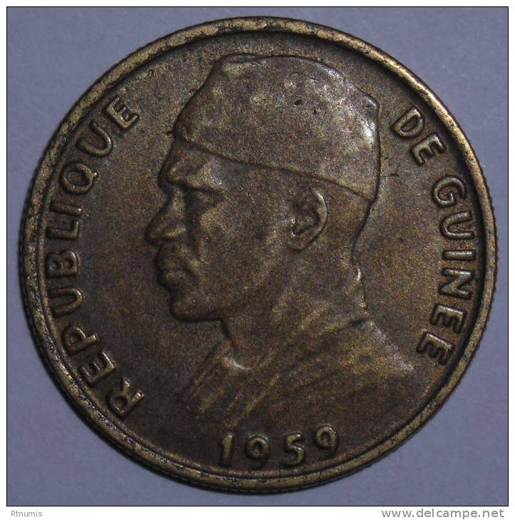 Guinée 10 Francs Guinéens 1959 RARE - Guinée