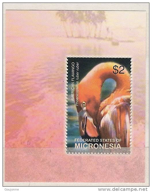MICRONESIE   OISEAUX  (tête)  BF 129 ** - Flamingo