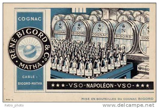 Cognac René Bigord, Matha - VSO Napoléon - Publicité