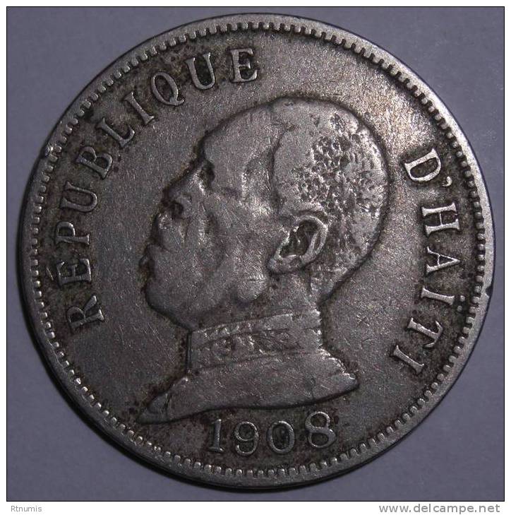 Haïti 50 Centimes 1908 TB+ - Haití