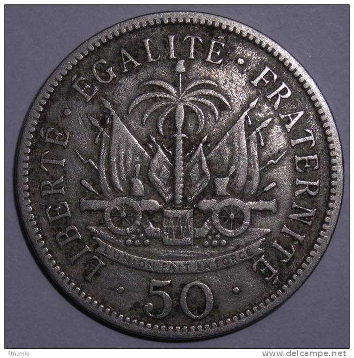 Haïti 50 Centimes 1908 TB+ - Haïti