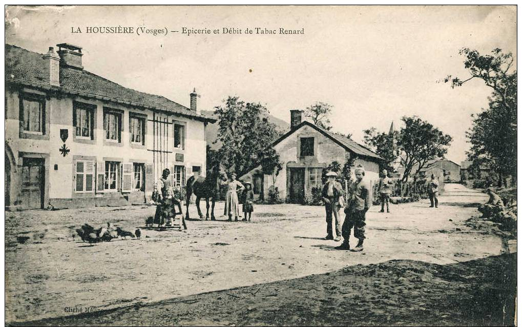 88 - La Houssière - Epicerie Et Débit De Tabac Renard Voyagée 1926 - Autres & Non Classés