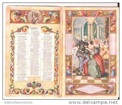 33584)calendario Beatrice Cenci 1929 - Tamaño Grande : 1921-40