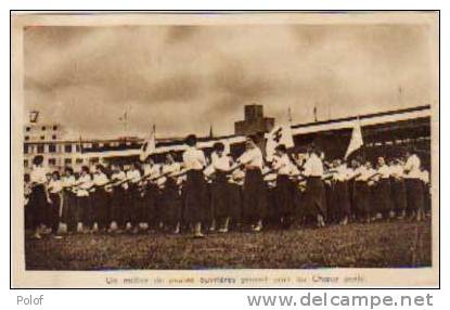 Congres Du 10° Anniversaire De La J.O.C. Francaise - Paris - 18 Juillet 1937   (6169 ) - Evènements