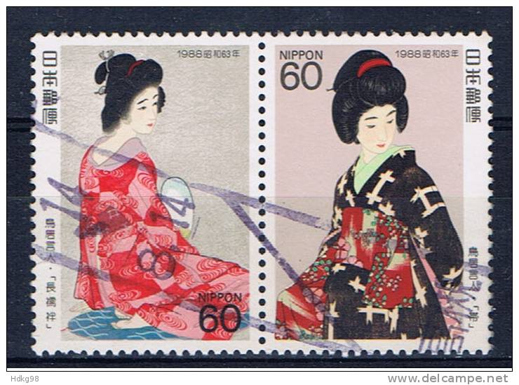 J Japan 1988 Mi 1782-83 (Paar) - Gebraucht