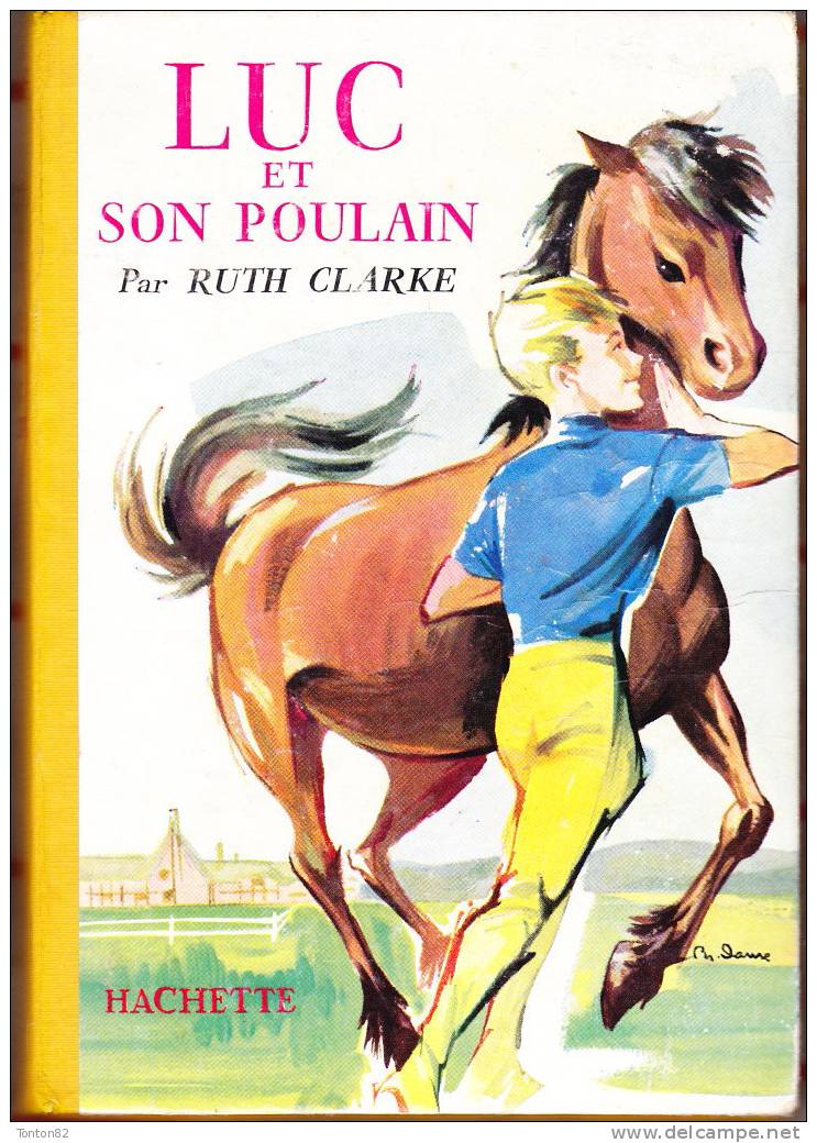 Ruth Clarke -  Luc Et Son Poulain - Hachette - ( 1956 ) . - Bibliotheque Verte