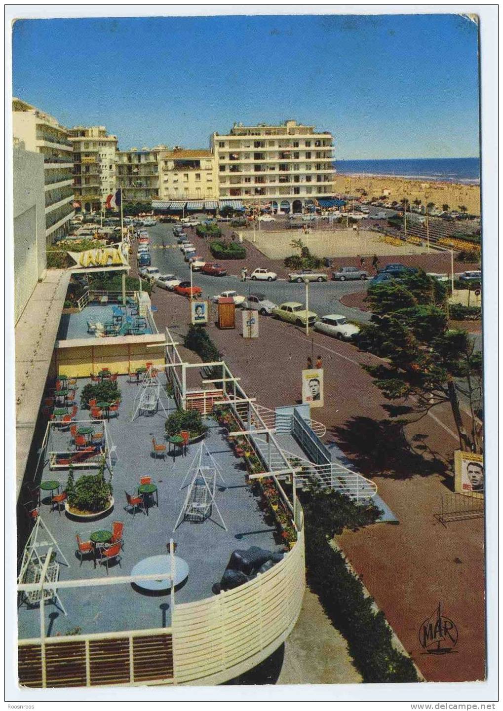 CP CANET PLAGE 66  PYRENEES ORIENTALES COTE VERMEILLE FRONT DE MER - Canet En Roussillon