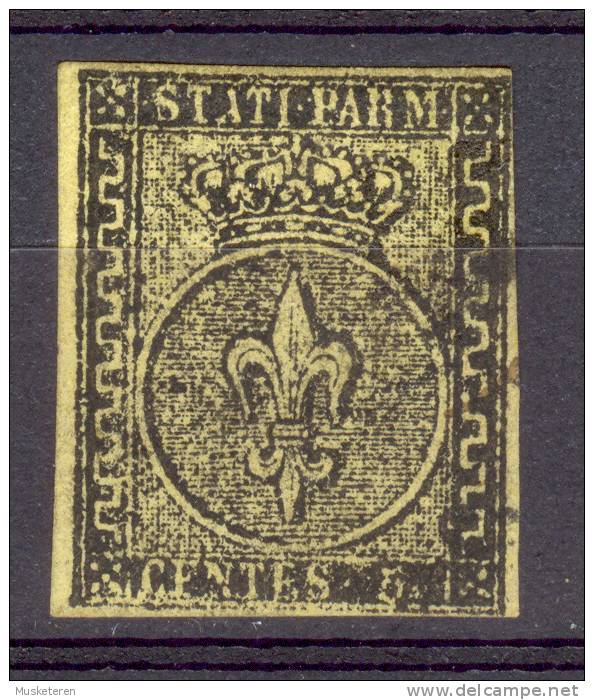 Italy Former State Parma 1852 Mi. 1    5 C Wappen - Parma