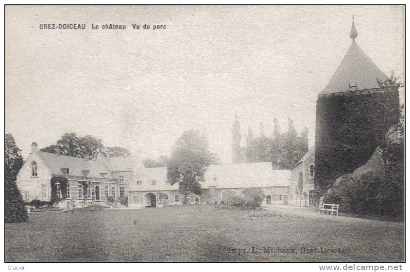 GREZ-DOICEAU - Le Château - Vue Du Parc - Impr. L. Michaux, Grez Doiceau - Graven