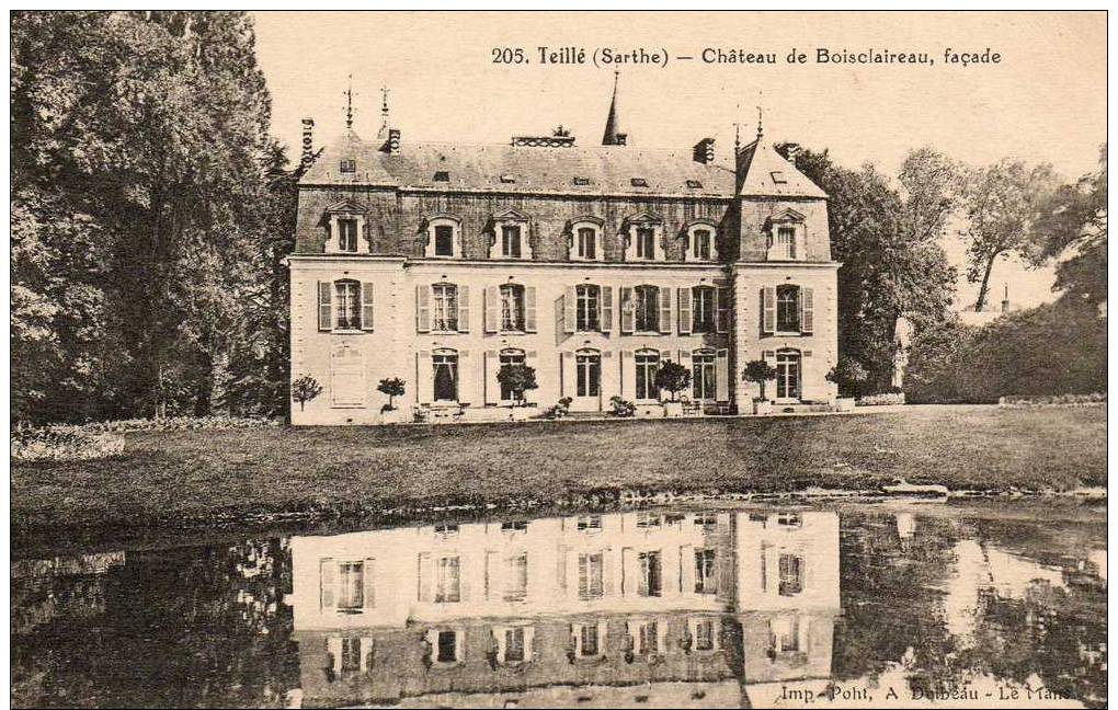 TEILLE    Chateau De Boisclaireau, Facade - Autres & Non Classés
