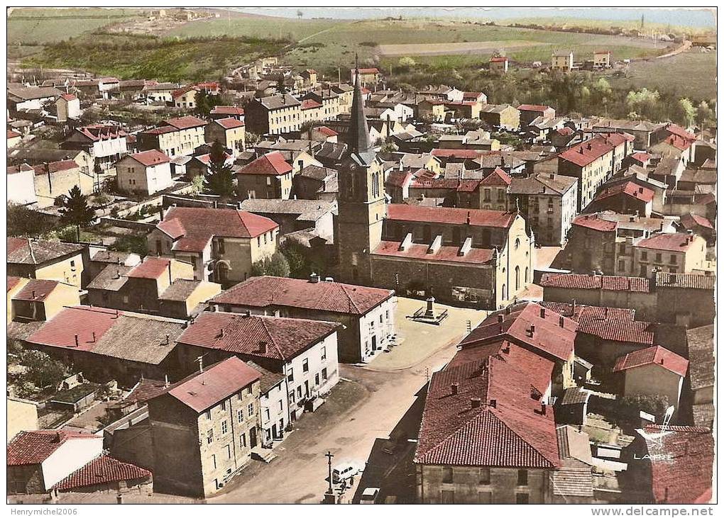 Bussières ( Loire) Vue Aérienne , Ed Lapie - Altri & Non Classificati