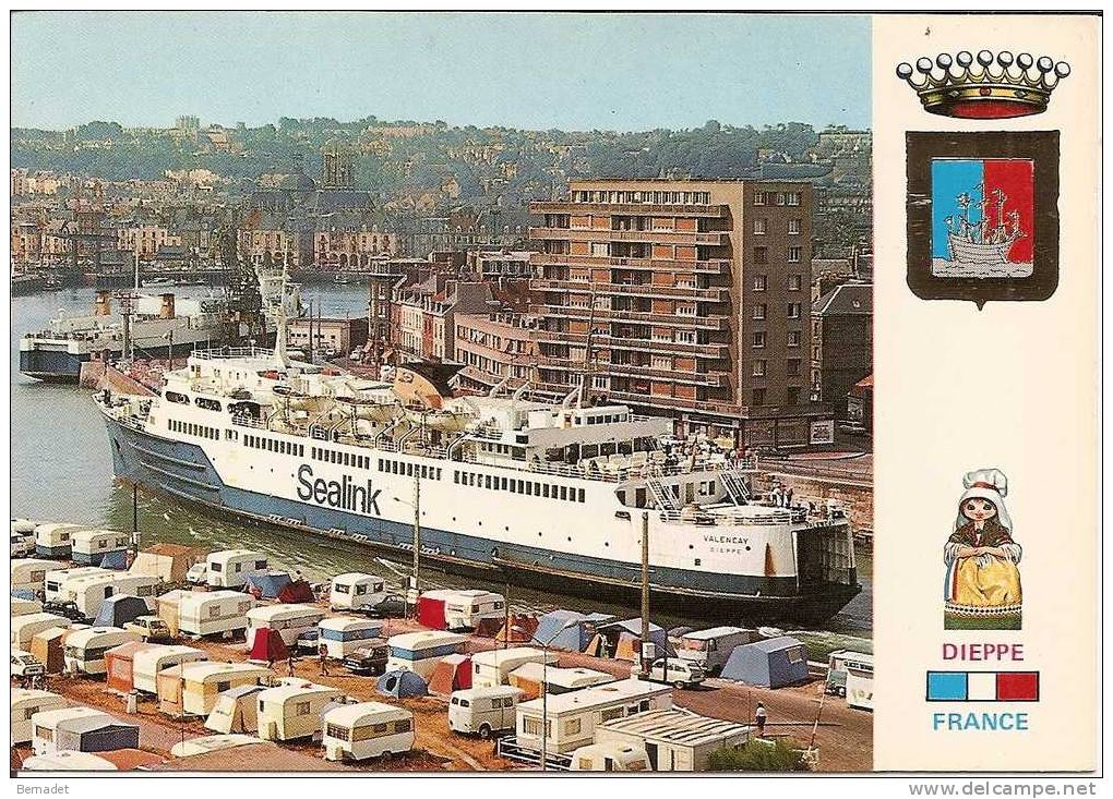 DIEPPE .. LE PORT .. LES FERRIES ET LE CAMPING - Dieppe