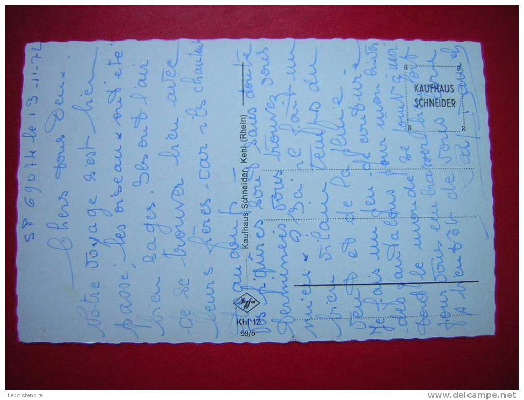 CPSM-ALLEMAGNE-KEHL AM RHEIN AN DER KATH. KIRCHE-CARTE EN BON ETAT - Kehl