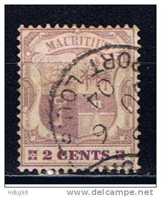 MS+ Mauritius 1904 Mi 124 Wappen - Mauritius (...-1967)