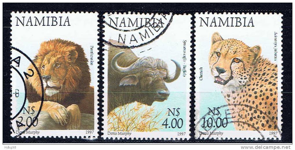 NAM+ Namibia 1997 Mi 890-91 893 - Namibie (1990- ...)