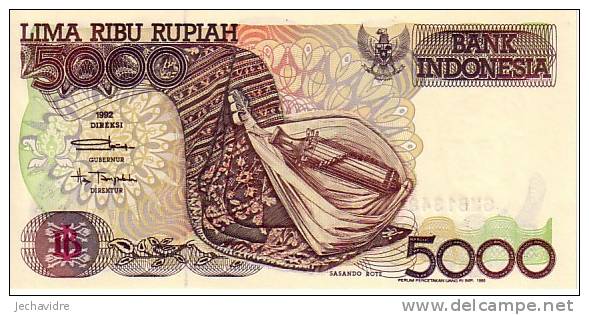 INDONESIE  5 000 Rupiah  Daté De 1992/1998   Pick 130e     ***** BILLET  NEUF ***** - Indonésie