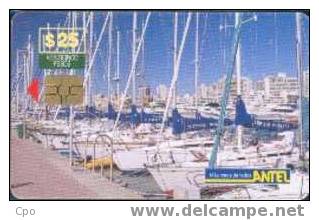 # URUGUAY Tc28b Punta Del Este $25 Gem 07.99 Tres Bon Etat - Uruguay