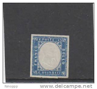 Italy-1863 15c Blue Mint Never Hinged Signed  Diena - Neufs