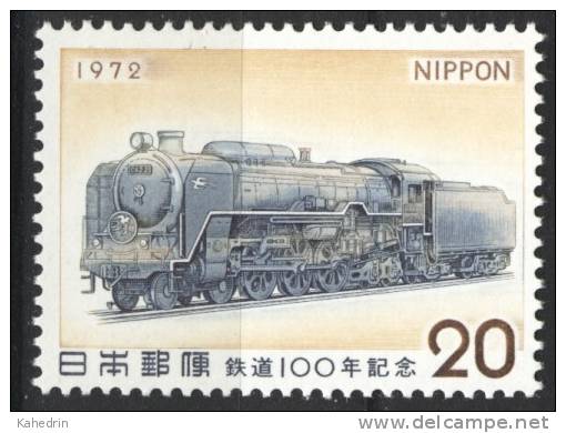 Japan 1972, Mi. # 1164 **, MNH, Train, Zug, Trein - Nuovi