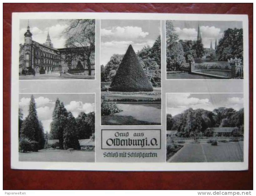 Oldenburg - Mehrbildkarte Schlossgarten - Oldenburg