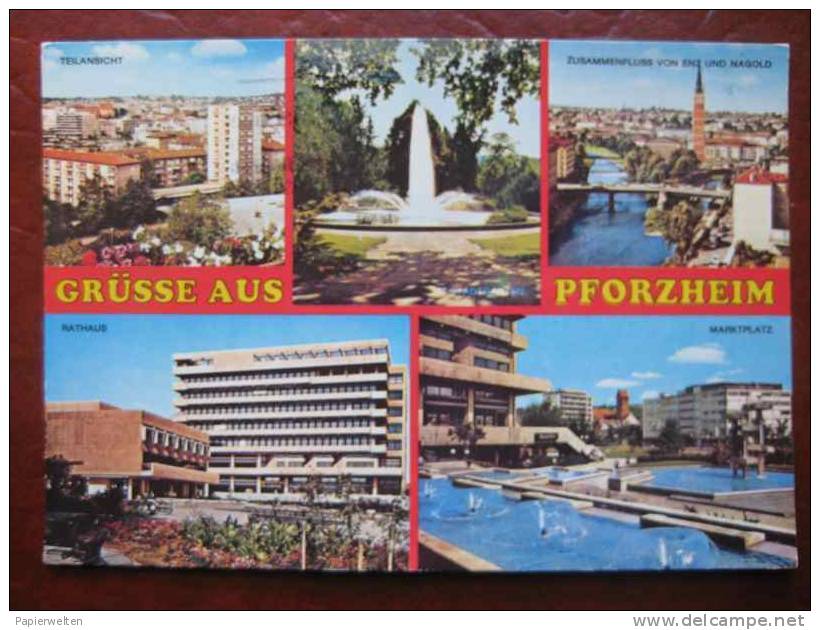 Pforzheim - Mehrbildkarte "Grüsse Aus Pforzheim" - Pforzheim