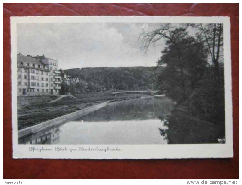 Pforzheim - Hindenburgbrücke - Pforzheim