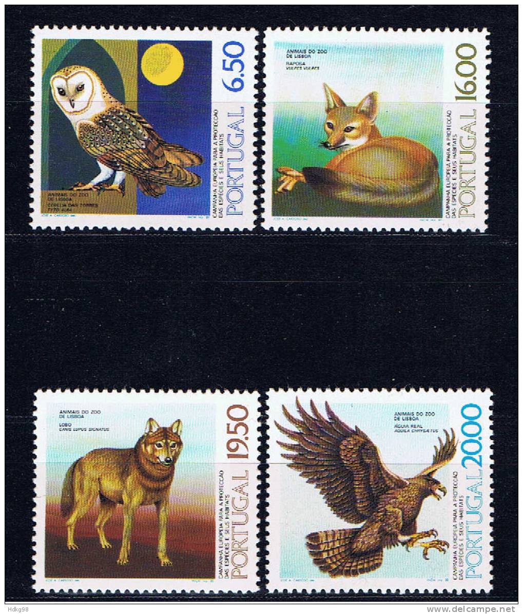 P Portugal 1980 Mi 1490-93** Mnh Tiere - Nuevos