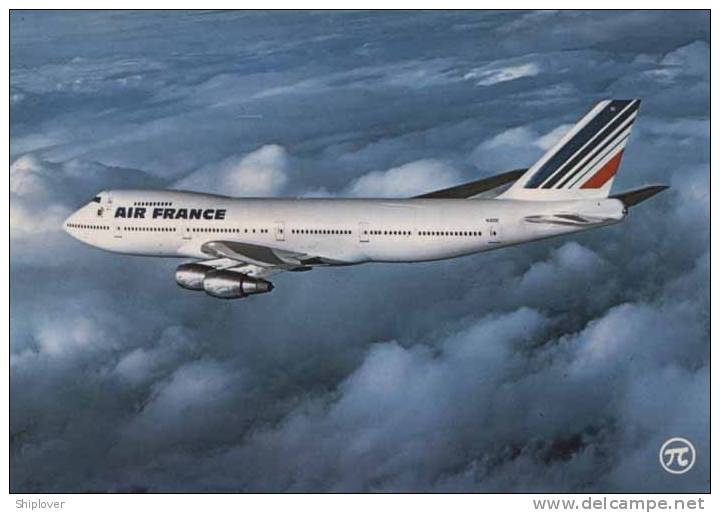 Avion Boeing 747 De La Compagnie AIR FRANCE - 1946-....: Moderne