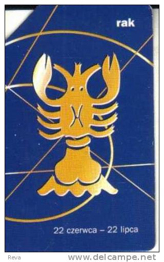 POLAND 25 U  WESTERN ZODIAC  CANCER CARTOON  SPECIAL PRICE !! READ DESCRIPTION !! - Pologne