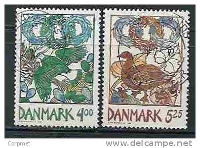 DENMARK  - Fauna - BIRDS - OISEAUX - Yvert # 1210/1 - VF USED - Usati